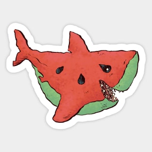 Watermelon Shark Sticker